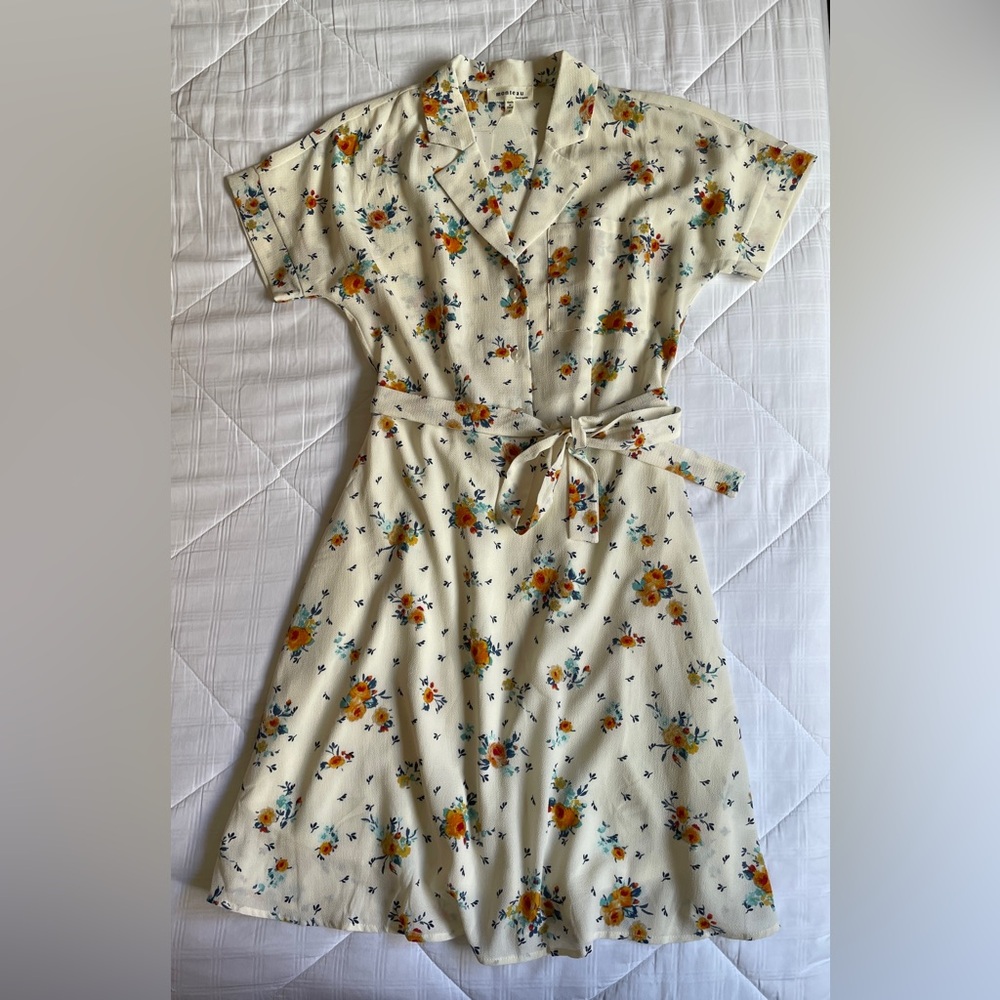 NWT Monteau floral dress - Picture 1 of 5